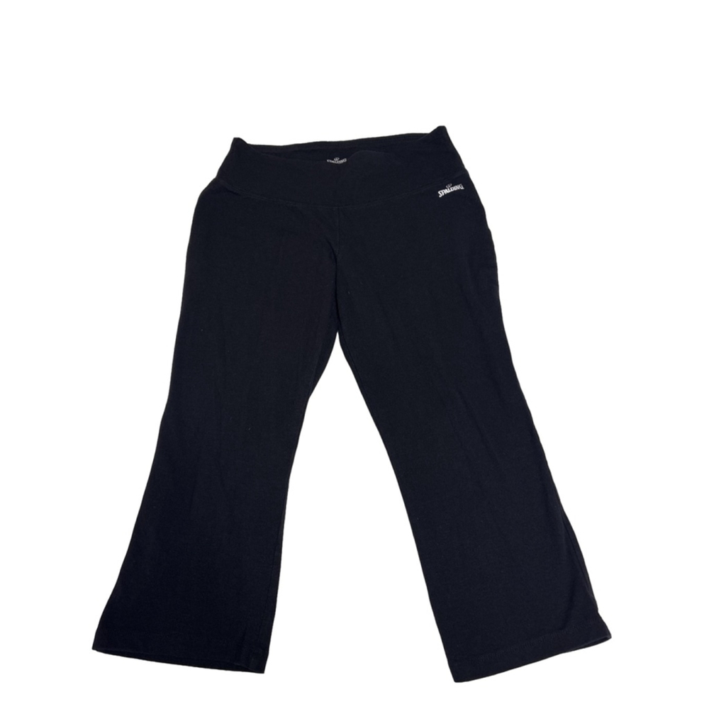 Women’s Spalding Yoga Capri Pants Size M Black